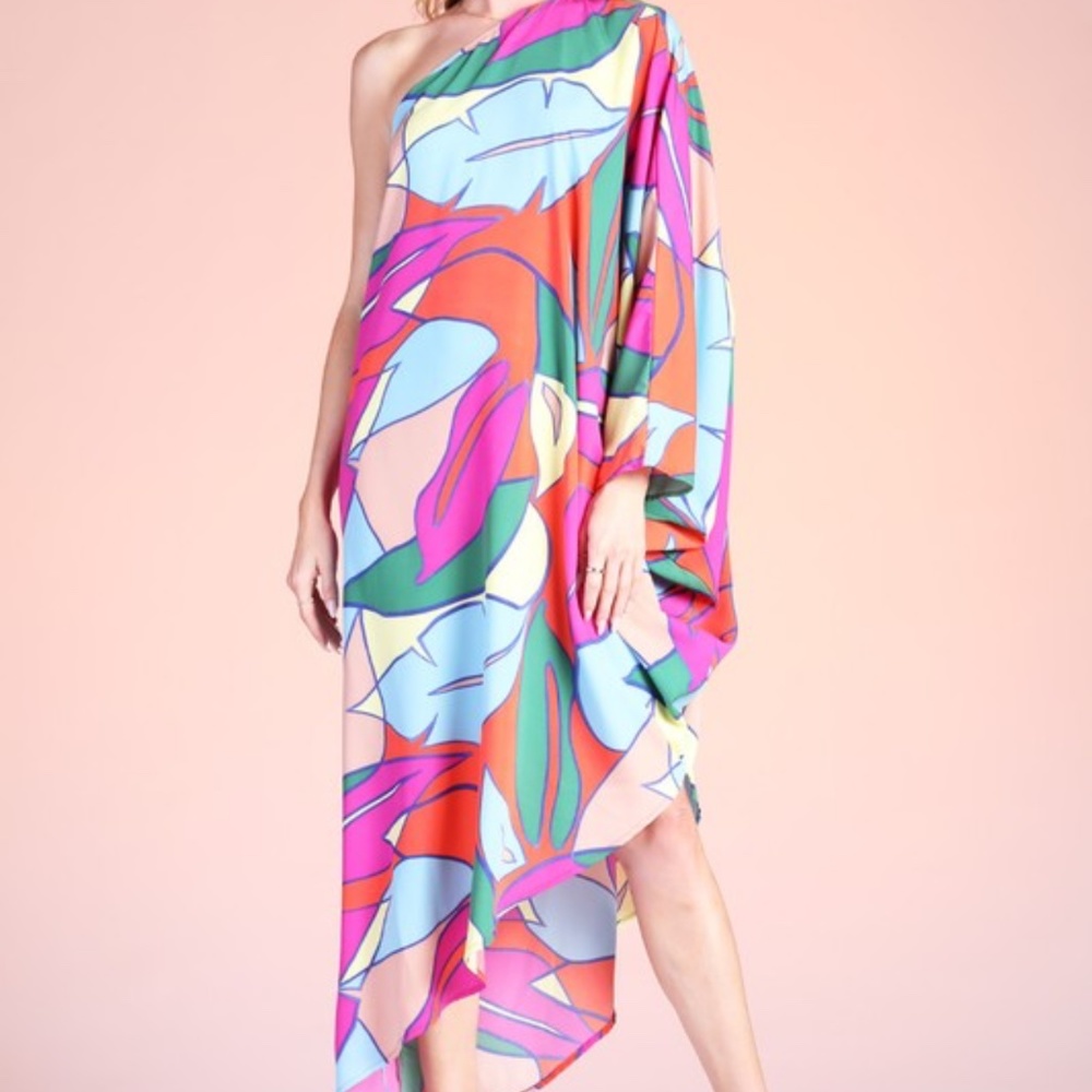 One shoulder dress